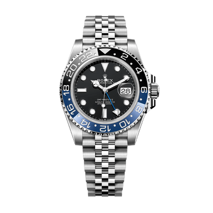 Pre-owned Rolex GMT-Master II 40mm Men's Watch - ref 126710BLNR Black Dial Bat Girl (2022)