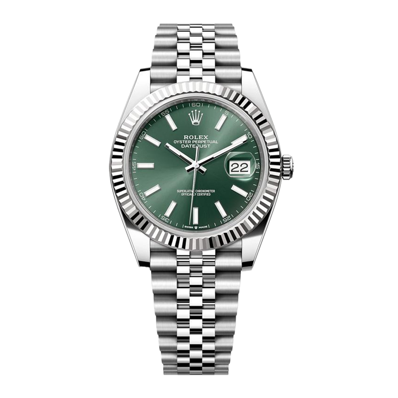 中古 ロレックス デイトジャスト 41 41mm メンズ腕時計 - Ref. 126334 ブラックダイヤル (2019年)