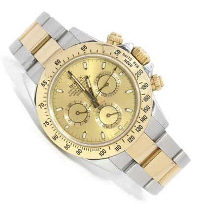 Pre-owned Rolex Daytona 40mm Men's Watch - ref 116523 Champagne Dial (2015)