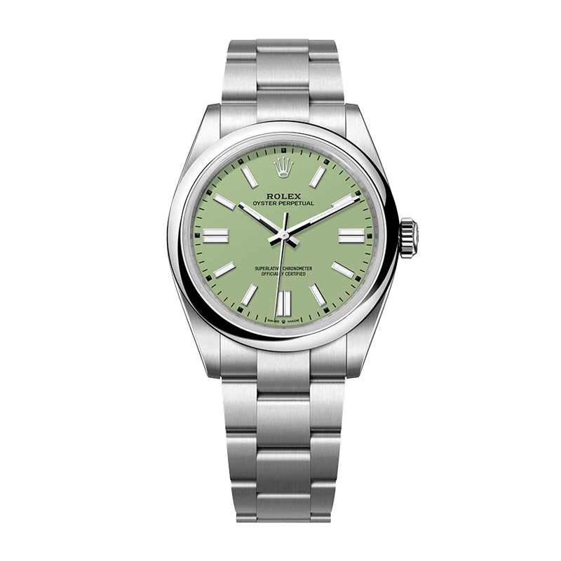 Pre-owned Rolex Oyster Perpetual 41mm Men's Watch - ref 134300 Green Dial (2025)