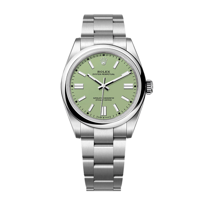 Pre-owned Rolex Oyster Perpetual 41mm Men's Watch - ref 134300 Green Dial (2025)
