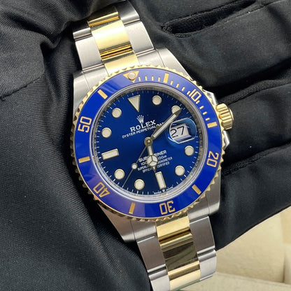 Pre-owned Rolex Submariner Date 41mm Men's Watch - ref 126613LB Blue Dial (2022)