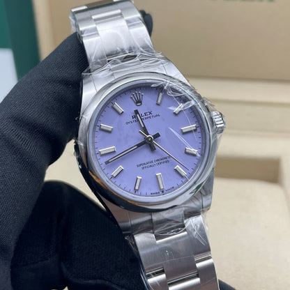 Pre-owned Rolex Oyster Perpetual 31mm Women's Watch - ref 277200 Lavender Dial (2025)