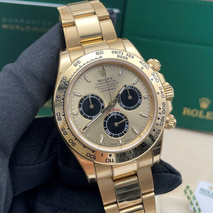 Pre-owned Rolex Cosmograph Daytona 40mm Men's Watch - ref 126508 Golden Dial (2024)