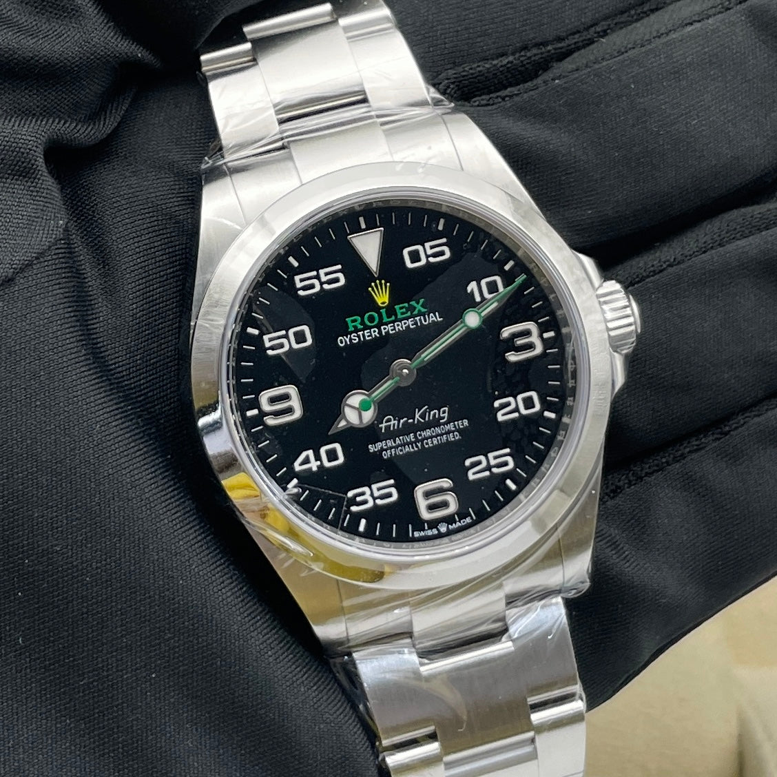 Pre-owned Rolex Air-King 40mm Men's Watch - ref 126900 Black Dial (2024)