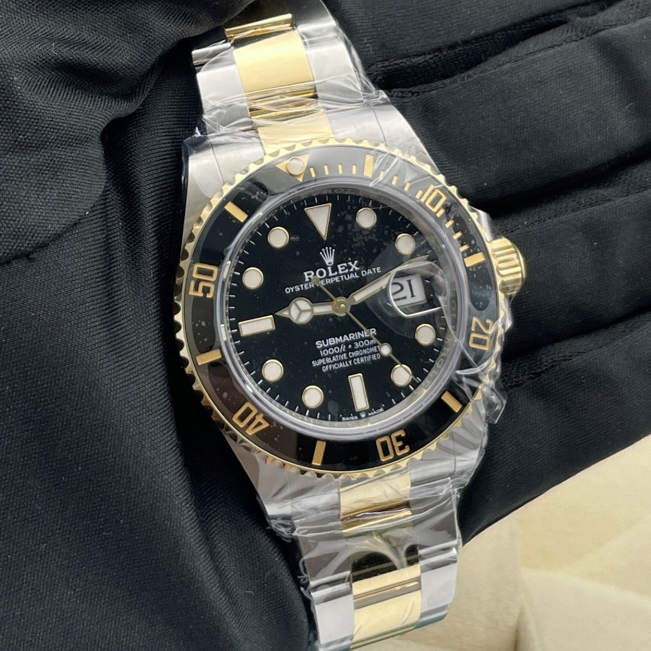 Pre-owned Rolex Submariner Date 41mm Men's Watch - ref 126613LN Black Dial (2025)