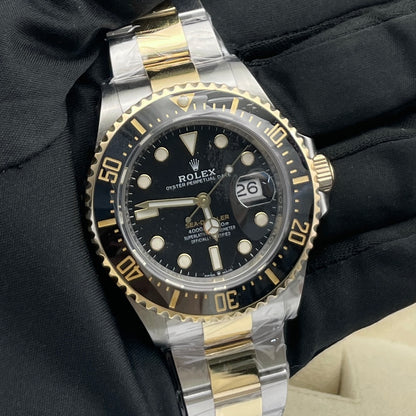 中古ロレックス シードゥエラー 44mm メンズ腕時計 - Ref. 116660 ブラックダイヤル (2017年)