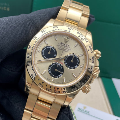 Pre-owned Rolex Cosmograph Daytona 40mm Men's Watch - ref 126508 Golden Dial (2024)