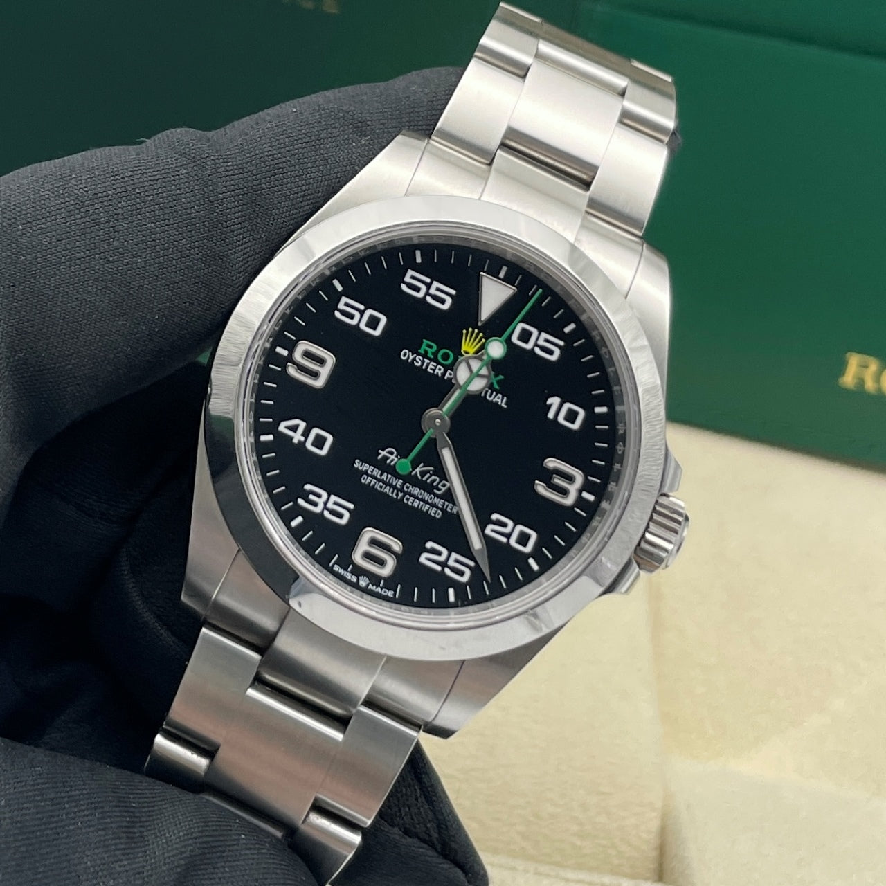 Pre-owned Rolex Air-King 40mm Men's Watch - ref 126900 Black Dial (2024)