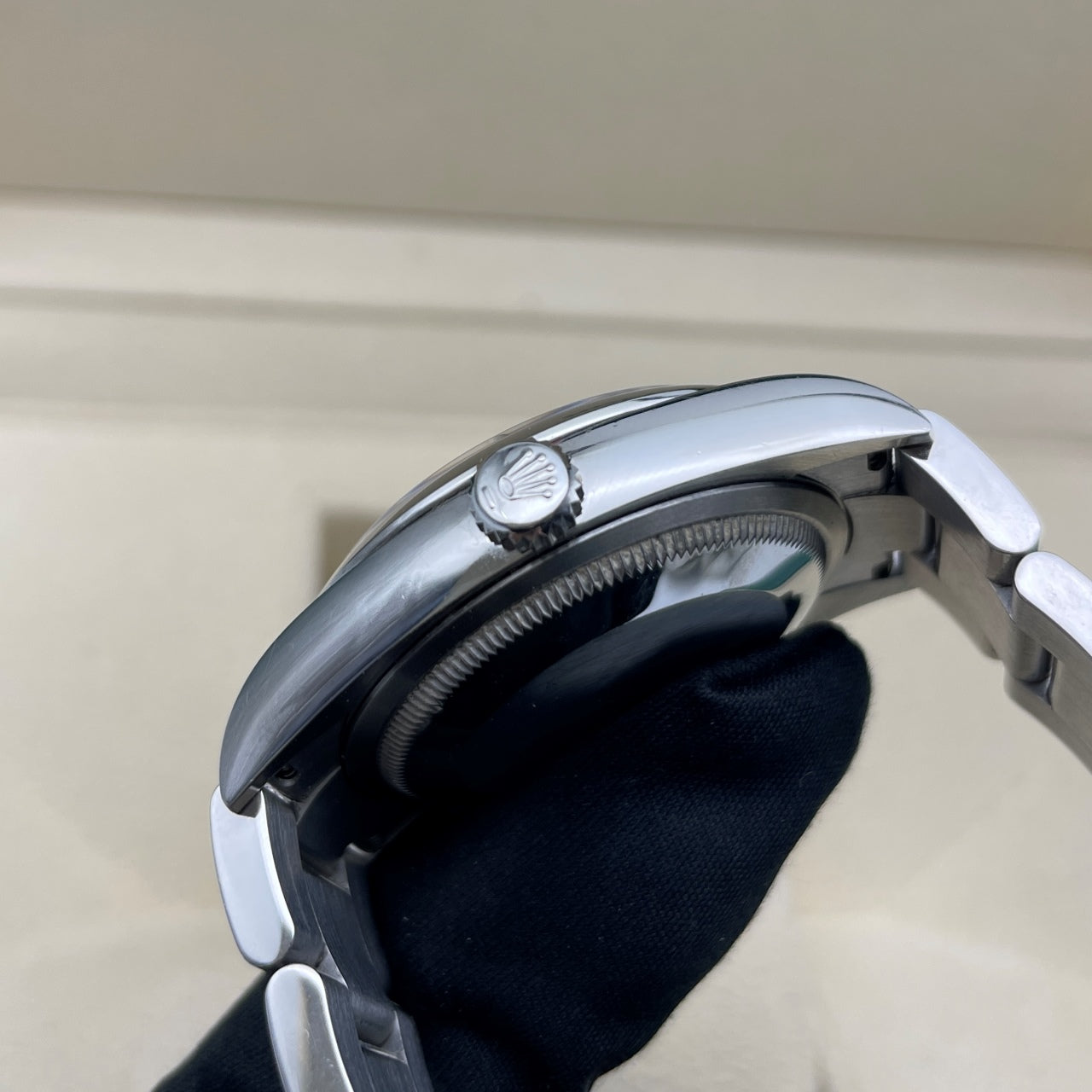 中古ロレックス オイスターパーペチュアル 36mm メンズ腕時計 - Ref. 116000 シルバー文字盤 (2017年)