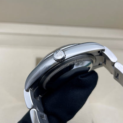 中古ロレックス オイスターパーペチュアル 36mm メンズ腕時計 - Ref. 116000 シルバー文字盤 (2017年)