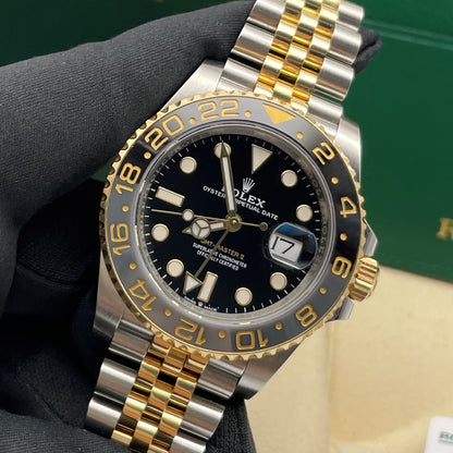 Pre-owned Rolex GMT-Master II 40mm Men's Watch - ref 126713GRNR Black Dial (2025)