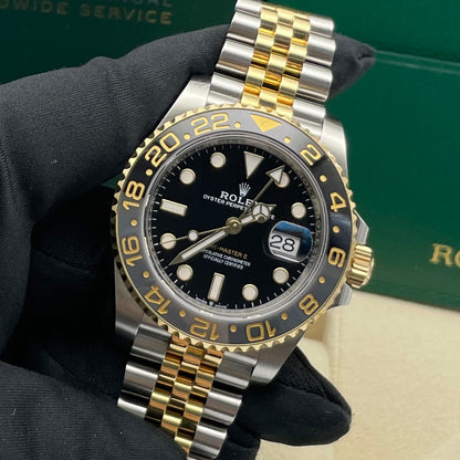 Pre-owned Rolex GMT-Master II 40mm Men's Watch - ref 126713GRNR Black Dial (2024)