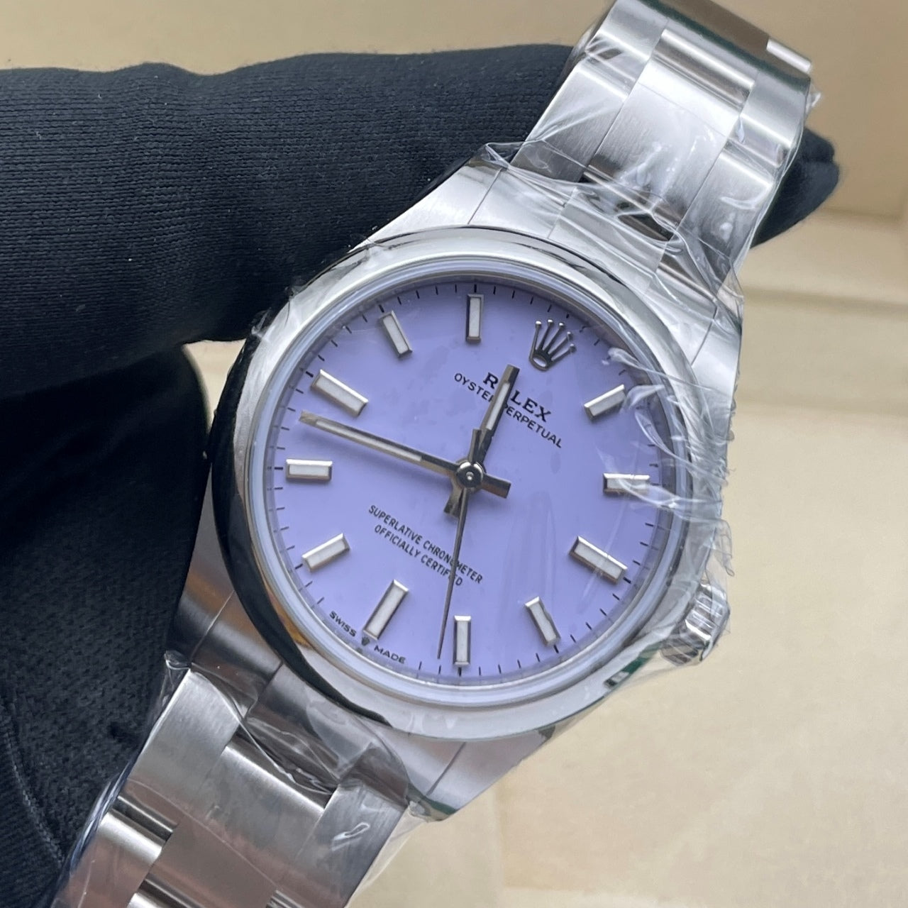 Pre-owned Rolex Oyster Perpetual 31mm Women's Watch - ref 277200 Lavender Dial (2025)