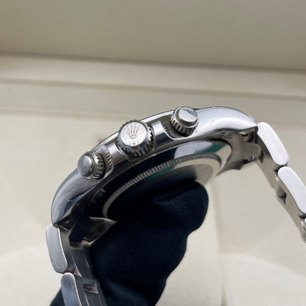 中古 ロレックス コスモグラフ デイトナ 40mm メンズ腕時計 - Ref. 116509 ブルーダイヤル