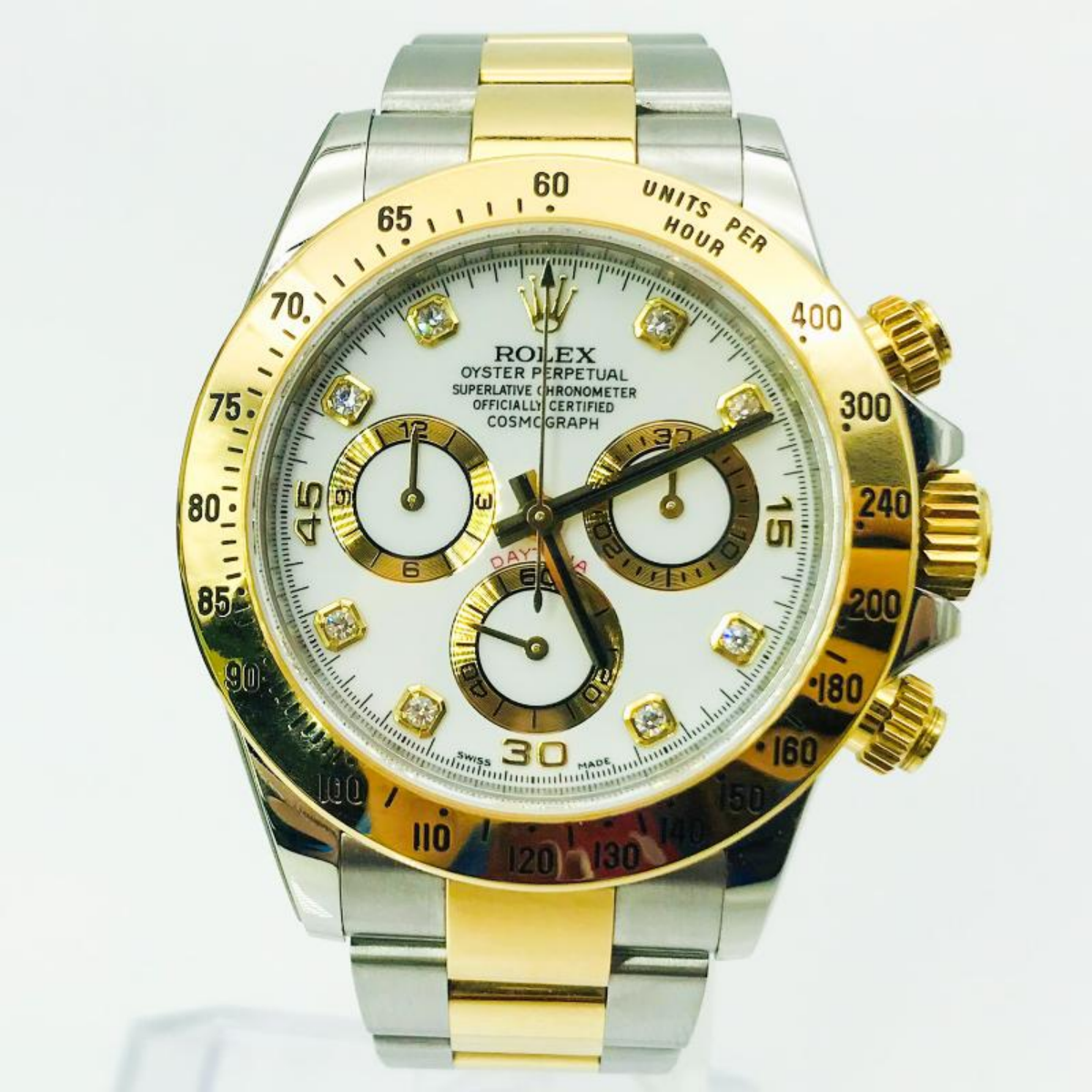 Pre-owned Rolex Daytona 40mm Men's Watch - ref 116523 Champagne Dial (2015)