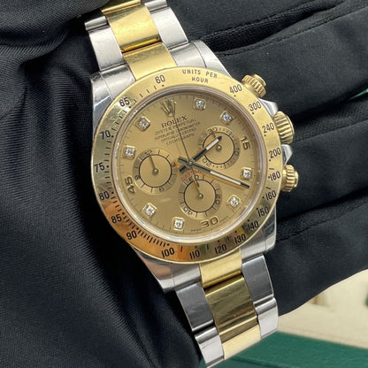 Pre-owned Rolex Daytona 40mm Men's Watch - ref 116523 Champagne Dial (2015)