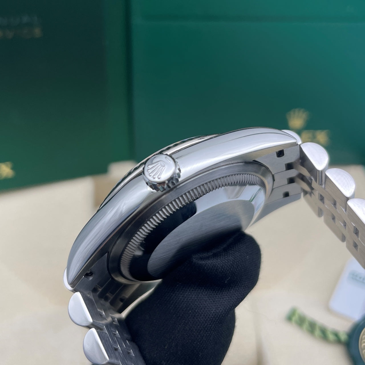 中古 ロレックス デイトジャスト 36 36mm メンズ腕時計 - Ref. 126234 ブルーダイヤル (2021年)