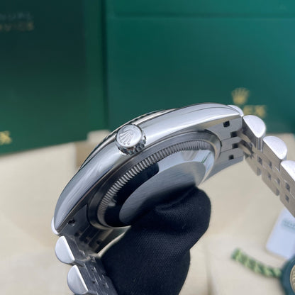 中古 ロレックス デイトジャスト 36 36mm メンズ腕時計 - Ref. 126234 ブルーダイヤル (2021年)