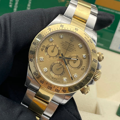 Pre-owned Rolex Daytona 40mm Men's Watch - ref 116523 Champagne Dial (2015)