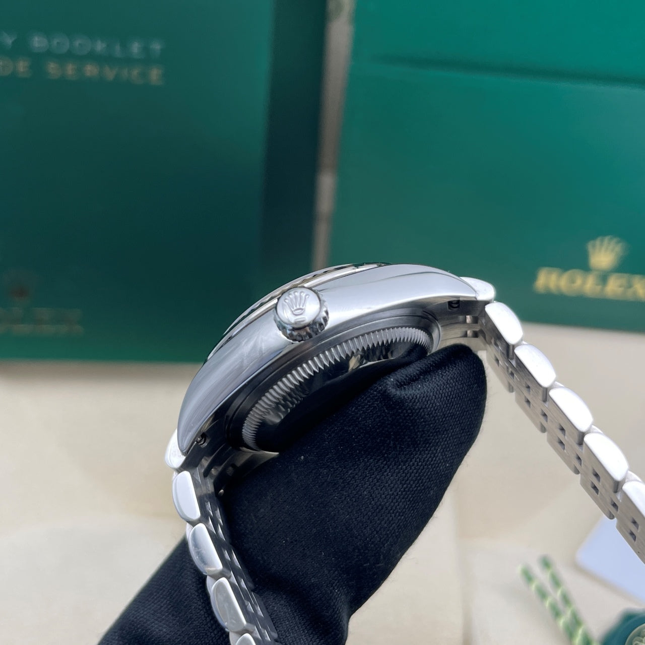 中古ロレックス レディ デイトジャスト 28mm レディース腕時計 - Ref. 279174 ピンク文字盤 (2022年)