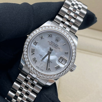 Pre-owned Rolex Datejust 31 31mm Women's Watch - ref 178384  Mother-of-Pearl Dial (2017)
