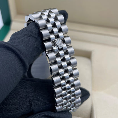 Pre-owned Rolex Datejust 36 36mm Men's Watch - ref 116234 Black&Silver Tuxedo Dial