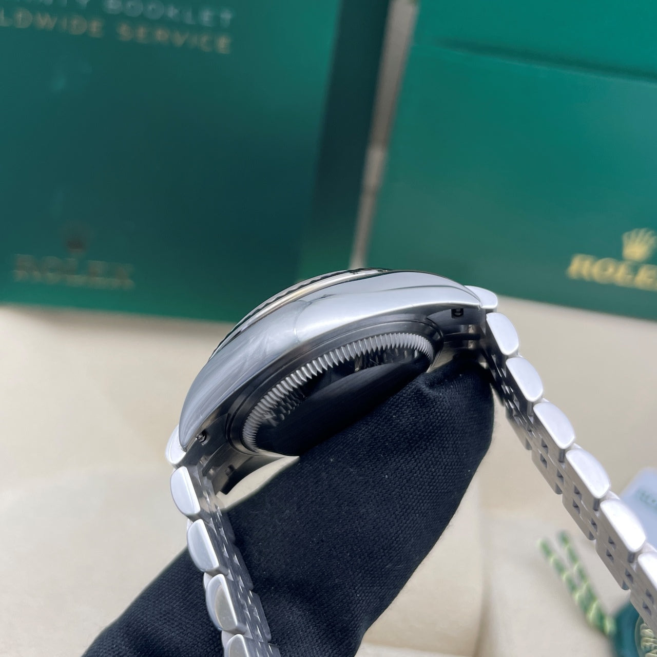 中古ロレックス レディ デイトジャスト 28mm レディース腕時計 - Ref. 279174 ピンク文字盤 (2022年)