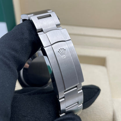 中古ロレックス オイスターパーペチュアル 36mm メンズ腕時計 - Ref. 116000 シルバー文字盤 (2017年)