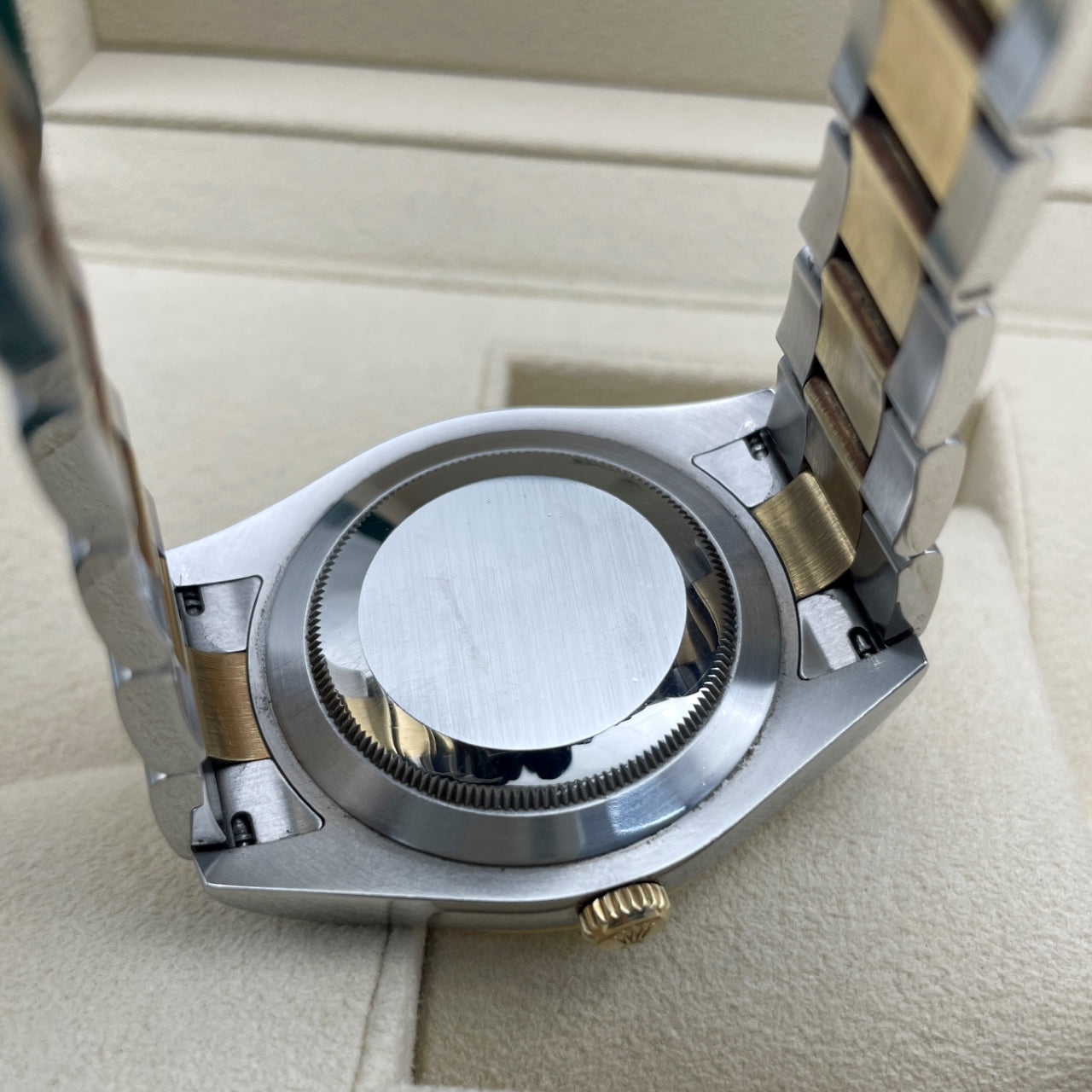 Pre-owned Rolex Datejust II 41mm Men's Watch-ref 116333 Diamond-Champagne Dial