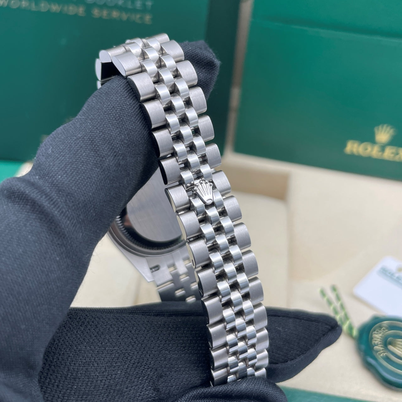 中古ロレックス レディ デイトジャスト 28mm レディース腕時計 - Ref. 279174 ピンク文字盤 (2022年)