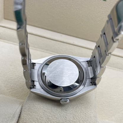 中古ロレックス オイスターパーペチュアル 36mm メンズ腕時計 - Ref. 116000 シルバー文字盤 (2017年)