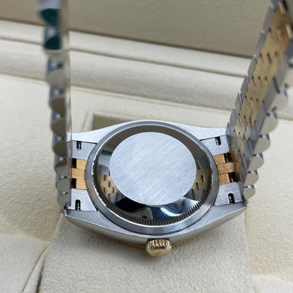 Pre-owned Rolex Datejust 36 36mm Men's Watch - ref 126232 Black & Diamond Dial