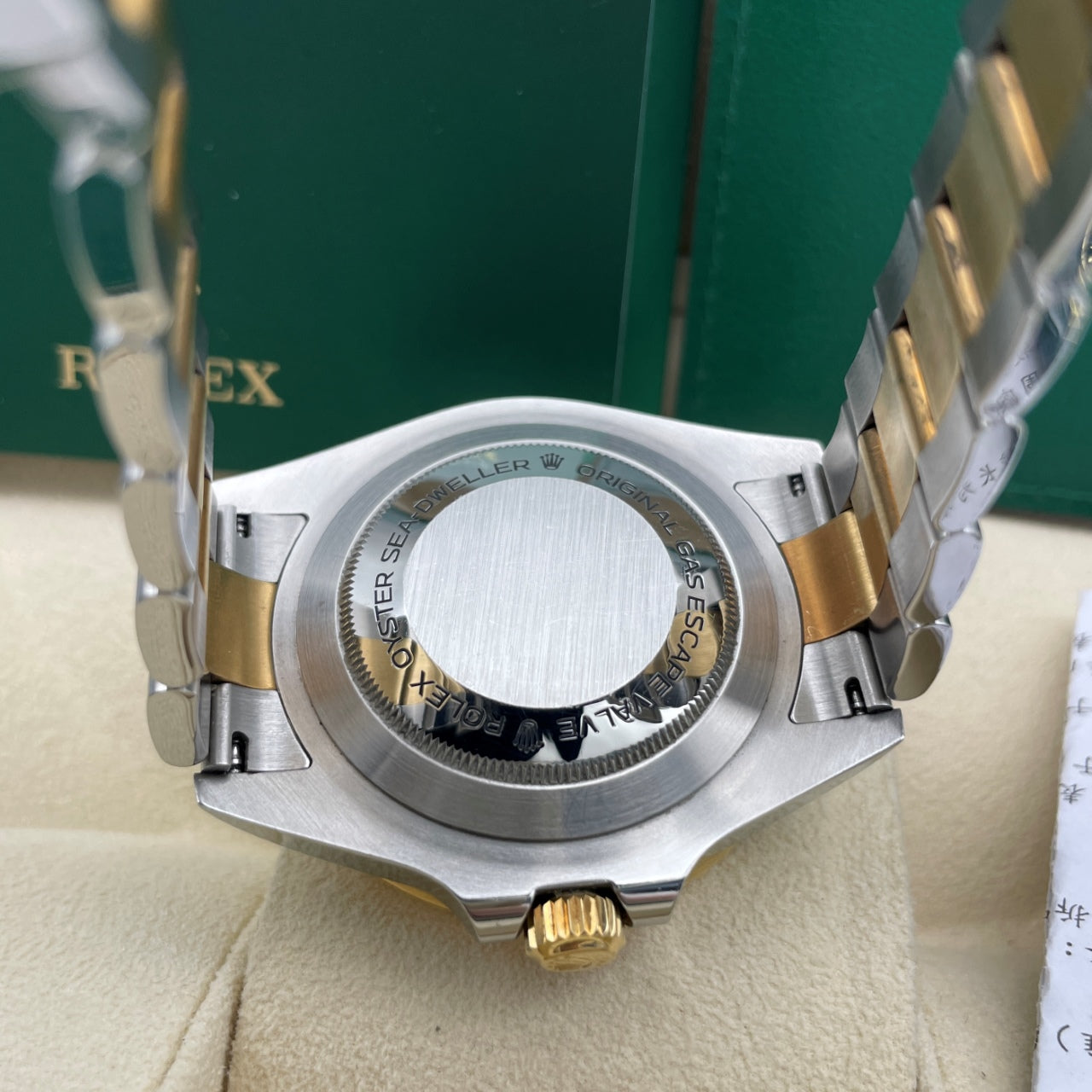 中古ロレックス シードゥエラー 44mm メンズ腕時計 - Ref. 116660 ブラックダイヤル (2017年)