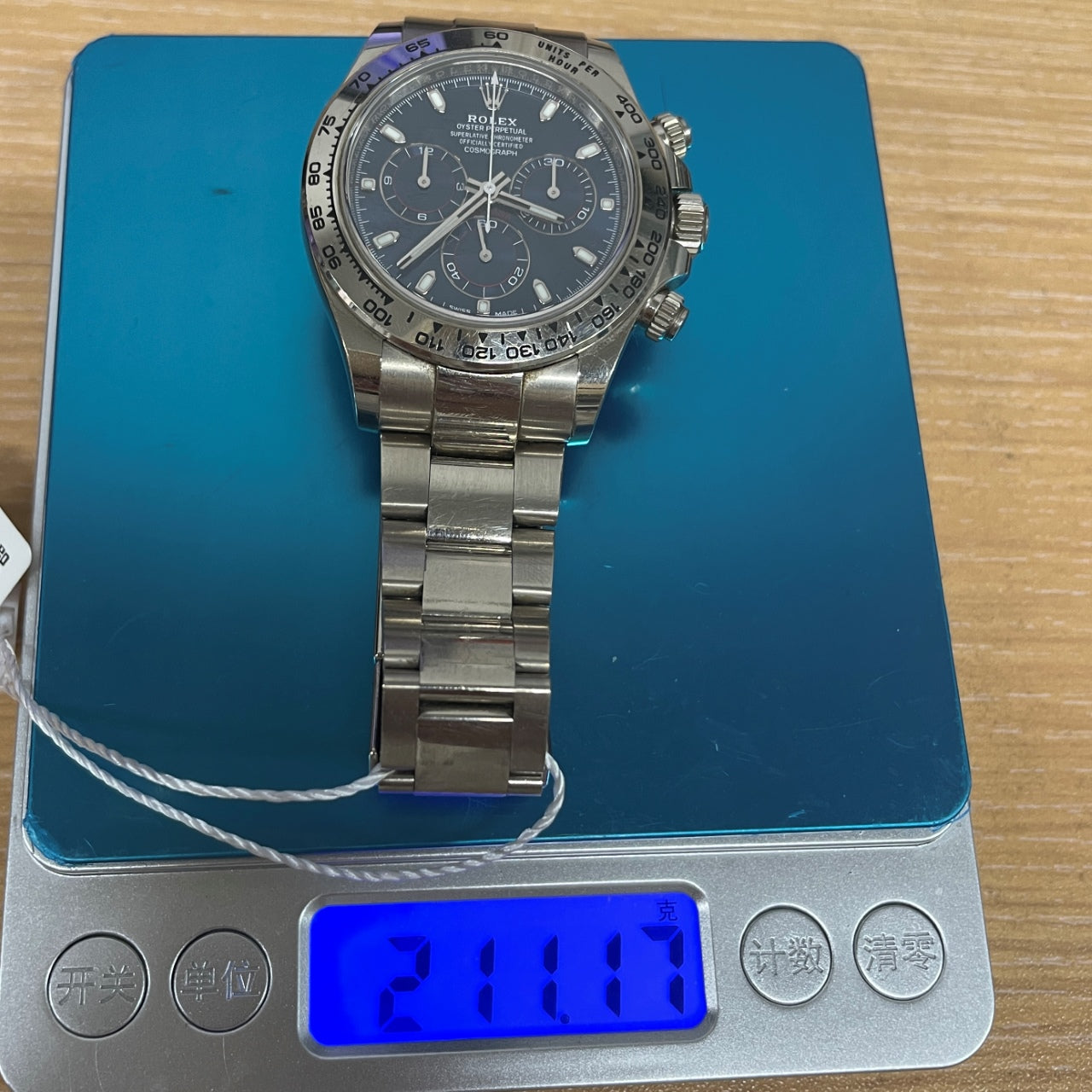 中古 ロレックス コスモグラフ デイトナ 40mm メンズ腕時計 - Ref. 116509 ブルーダイヤル