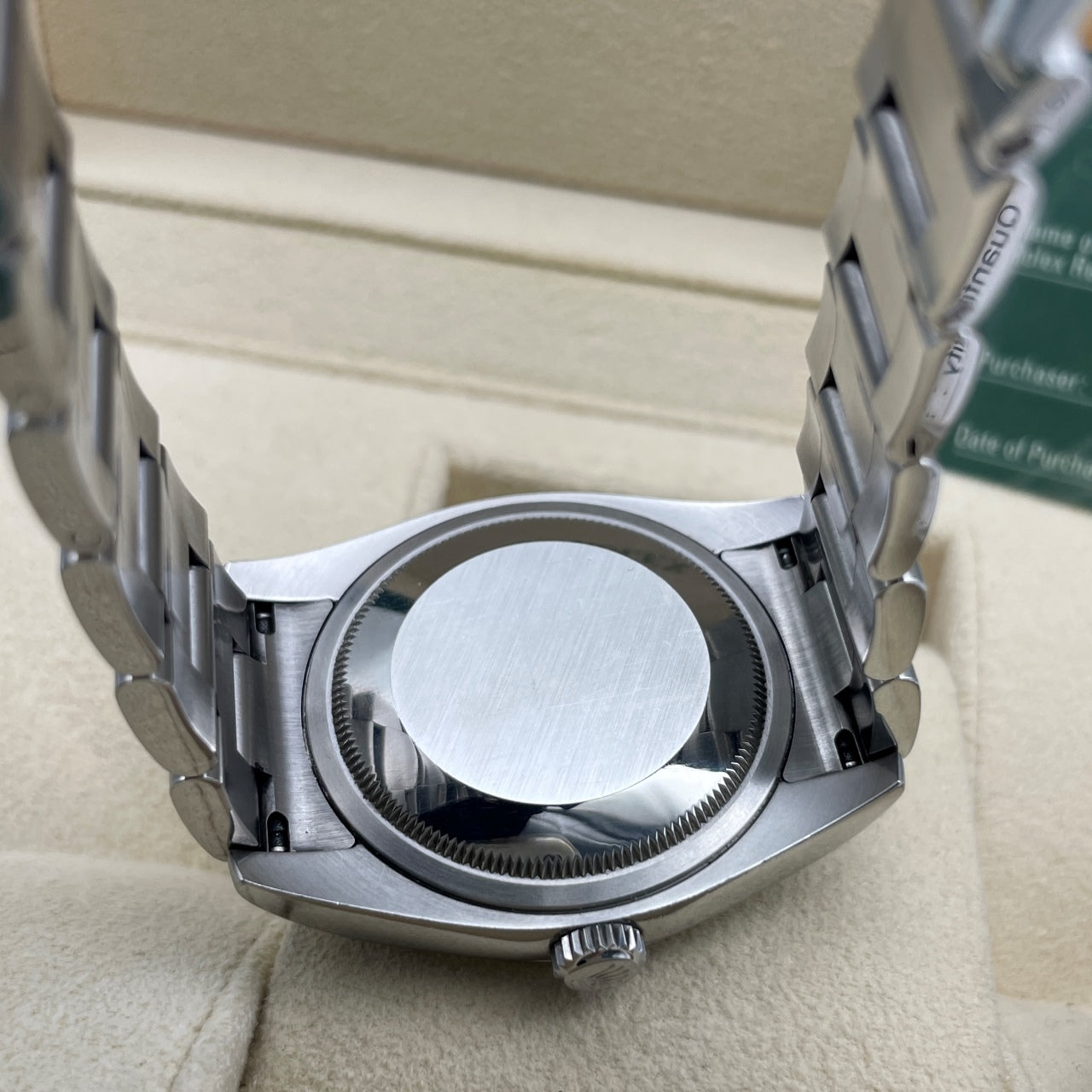 Pre-owned Rolex Oyster Perpetual 36mm Men's Watch - ref 116000 Silver Dial (2017)