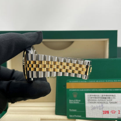 Pre-owned Rolex Datejust 41 41mm Men's Watch - ref 126333 Champagne & Diamond Dial (2019)