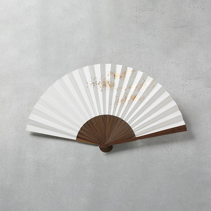 Shotengai-Gibier Deerskin Hand Fan - Classic