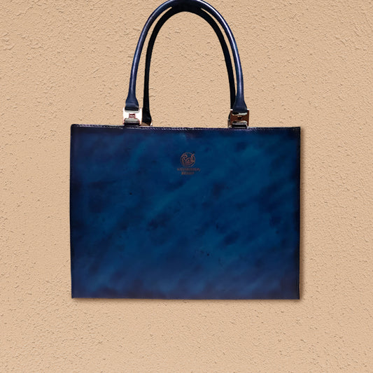 Shotengai-Rickeiy Gradation Dyeing Business Mosaic Tote Bag (Made to Order)