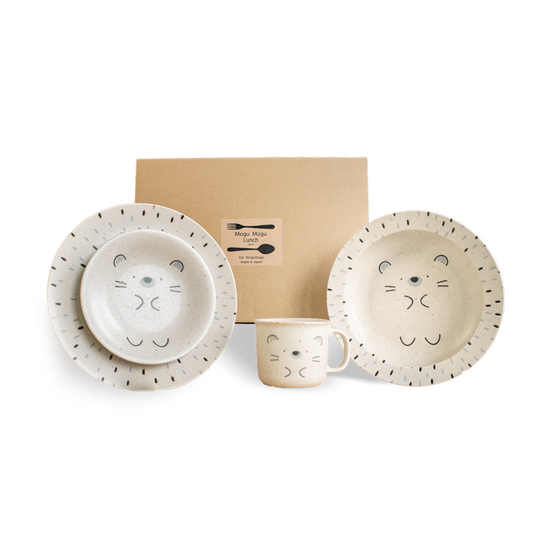 Shotengai-Awasaka Japanese Hedgehog Ceramic Dinnerware Set