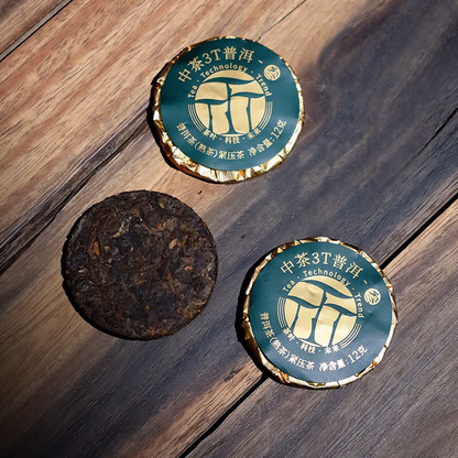 Shotengai-CHINATEA-Premium “3T" Ripe Pu Erh Tea Coin (Large)