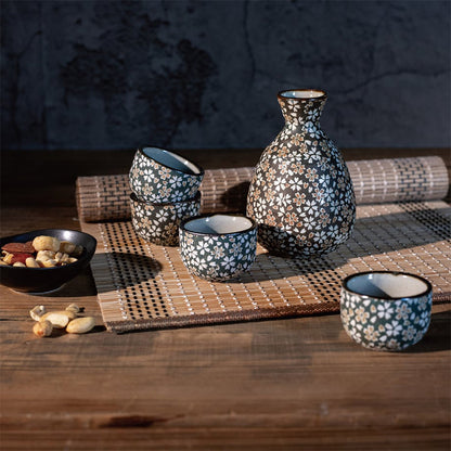 Awasaka Japanese Sakura Blossom Sakeware