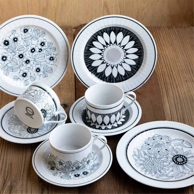 Shotengai-Awasaka Japanese Antico Flower Coffee Set