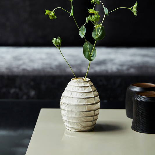 Shotengai-Kojima-Traditional Japanese Lamp| Paper Kyo-Chochin Lantern Vase
