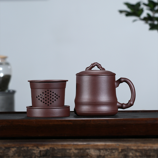 Wusetu Purple Clay Bamboo Cup