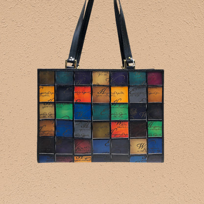 Shotengai-Rickeiy Mosaic Tote Bag B4 (English Characters)