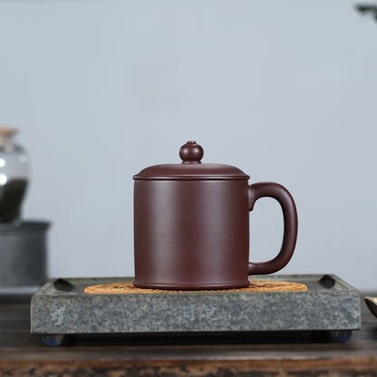 Wusetu Purple Clay Lidded Cup