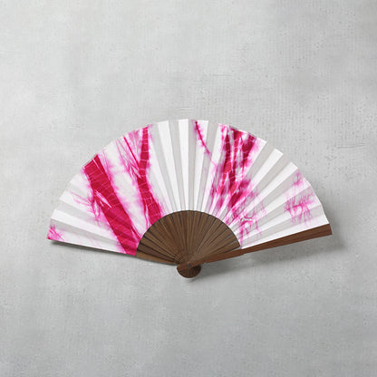 Shotengai-Gibier Deerskin Hand Fan - Palette