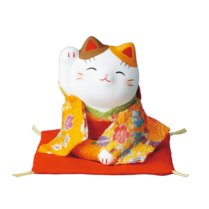 Yakushigama Maneki-Neko Beckoning Cat