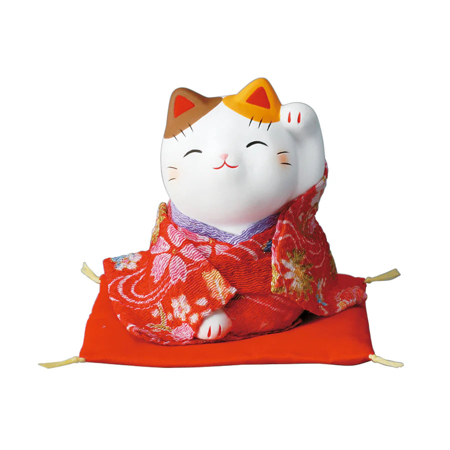 Yakushigama Maneki-Neko Beckoning Cat